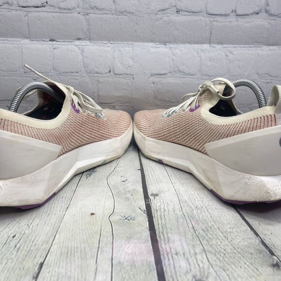 Allbirds Tree Flyer Sneakers Men's Size 10 Ivory Orange Walking Running Shoes - Picture 8 of 14